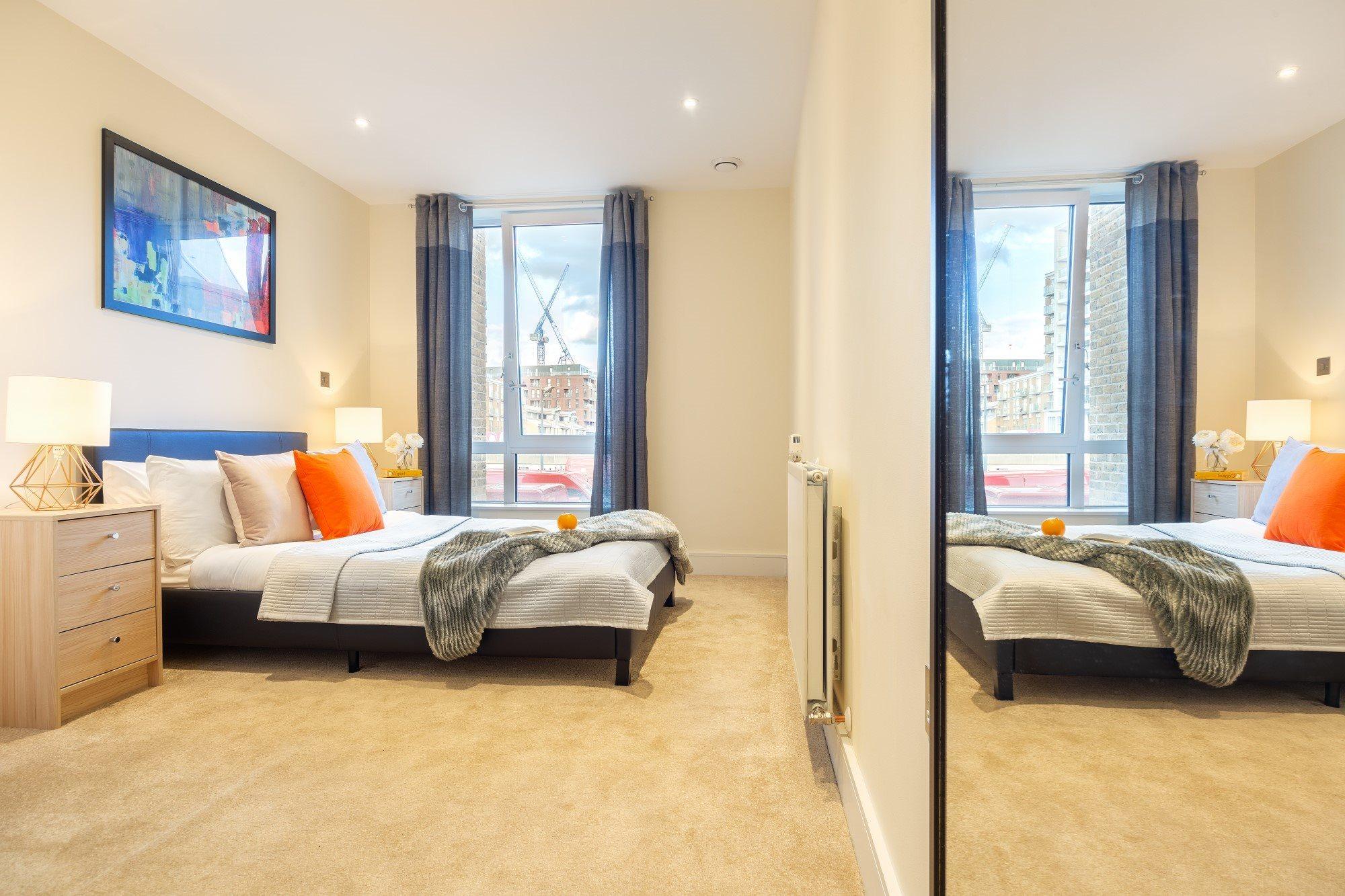 Two Bedroom Serviced Apartment With Balcony In Weymouth Building, Deacon Street London Bagian luar foto