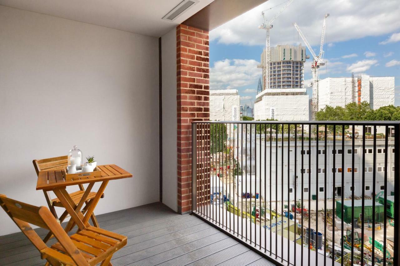 Two Bedroom Serviced Apartment With Balcony In Weymouth Building, Deacon Street London Bagian luar foto
